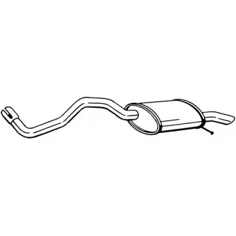Silencieux arrière BOSAL 200-097