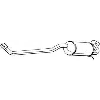 Silencieux arrière BOSAL 279-783