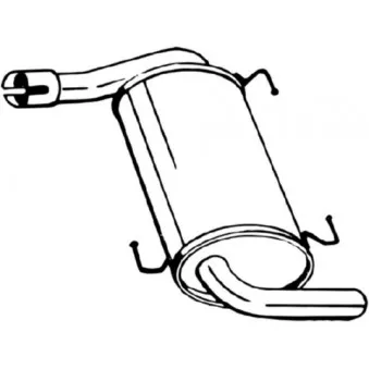 Silencieux central BOSAL 284-783