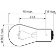 Ampoule, feu clignotant VALEO 032101 - Visuel 2