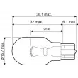 Ampoule, feu clignotant VALEO 032215 - Visuel 2