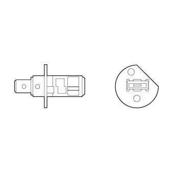 Ampoule, projecteur longue portée VALEO 032501