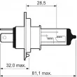 Ampoule, projecteur longue portée VALEO 032515 - Visuel 2
