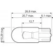 Ampoule, feu clignotant VALEO 032700 - Visuel 2