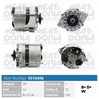 Alternateur MEAT & DORIA 5510496