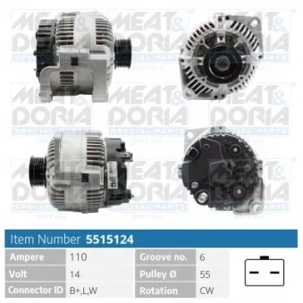 Alternateur MEAT & DORIA 5515124