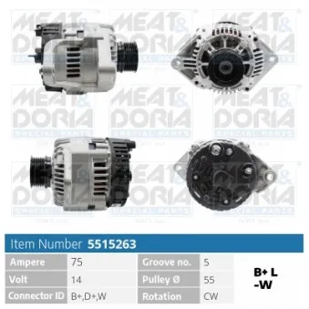 Alternateur MEAT & DORIA 5515263