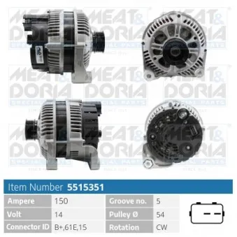 Alternateur MEAT & DORIA 5515351