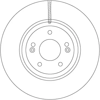 Jeu de 2 disques de frein avant TRW DF6545S