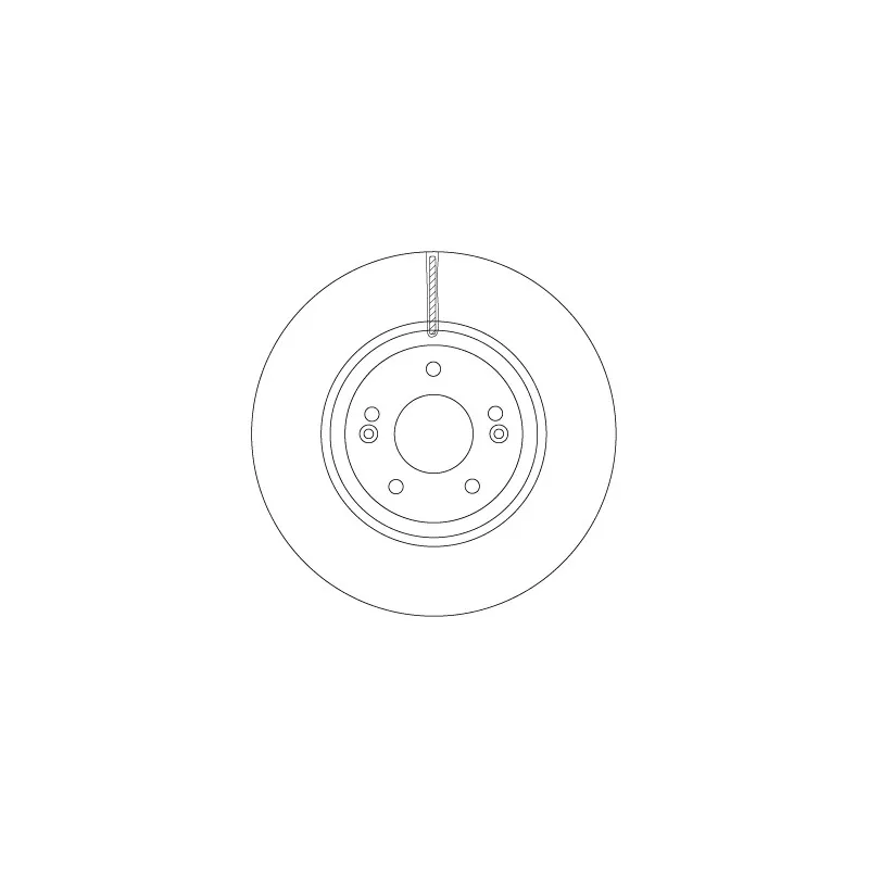 Jeu de 2 disques de frein avant TRW DF6545S
