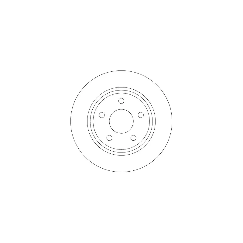Jeu de 2 disques de frein arrière TRW DF6556