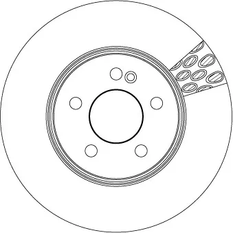 Jeu de 2 disques de frein avant TRW DF6641S