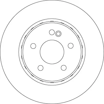 Jeu de 2 disques de frein arrière TRW DF6646S