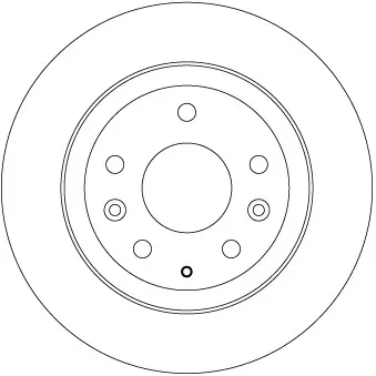Jeu de 2 disques de frein arrière TRW DF6807