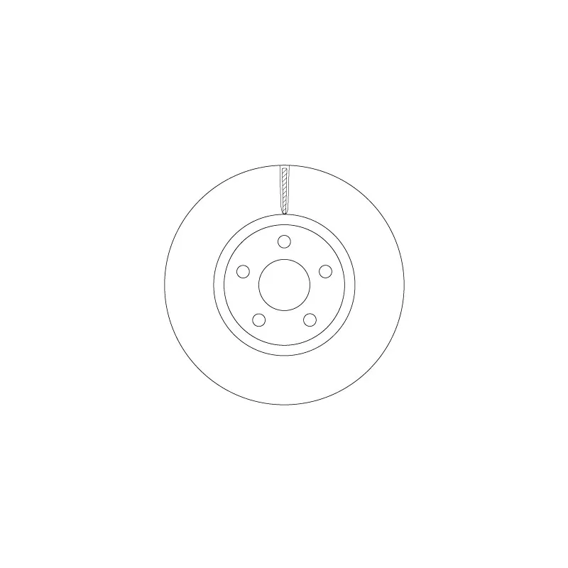 Jeu de 2 disques de frein avant TRW DF6810S