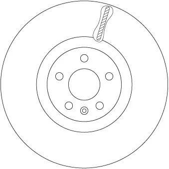 Jeu de 2 disques de frein avant TRW DF6939S