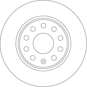 Jeu de 2 disques de frein arrière TRW DF6952