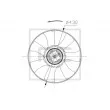 Roue du souffleur, refroidissementdu moteur PE Automotive 010.337-00A - Visuel 1
