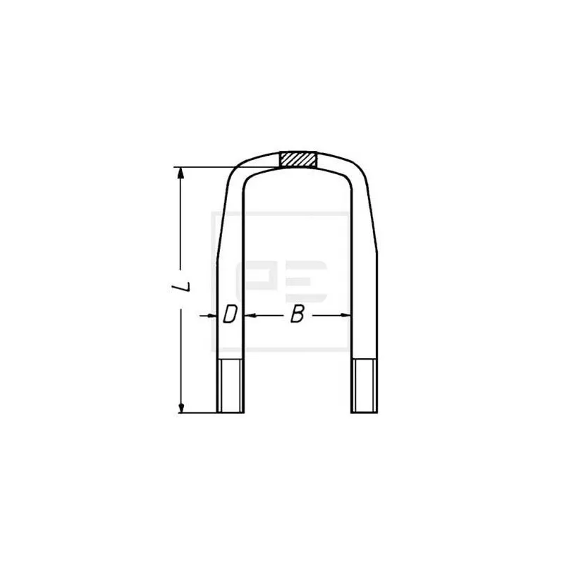 Bride de ressort PE Automotive 015.110-10A