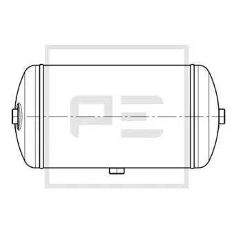 Réservoir d'air, système d'air comprimé PE Automotive 026.051-00A