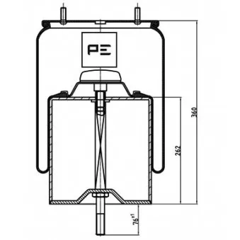 Ressort pneumatique, suspension pneumatique PE Automotive