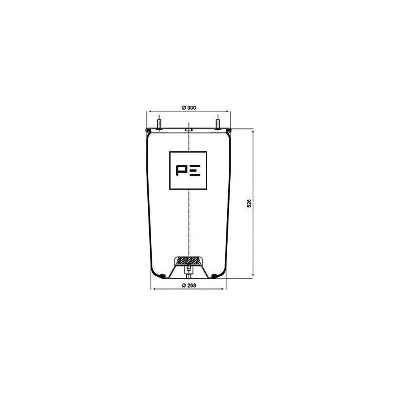 Ressort pneumatique, suspension pneumatique PE Automotive 084.059-71A