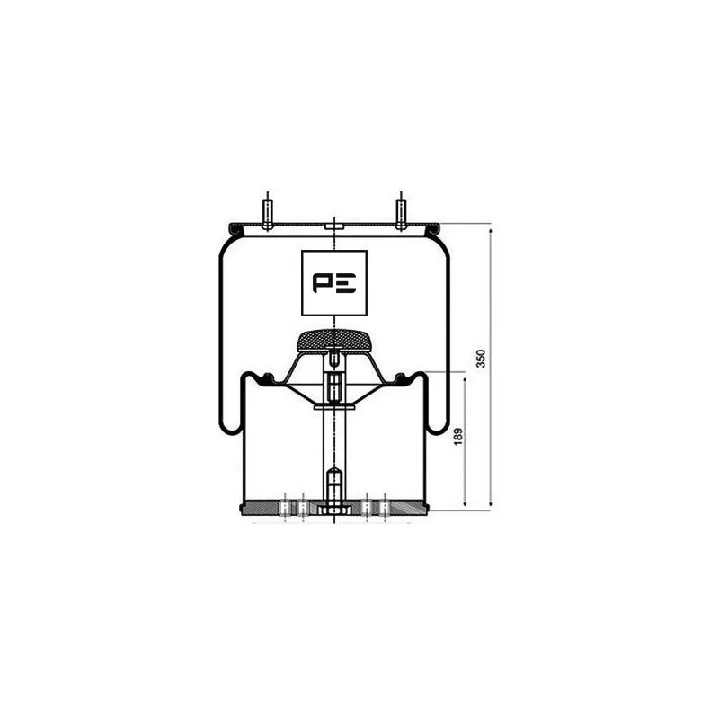 Ressort pneumatique, suspension pneumatique PE Automotive 084.059-72A