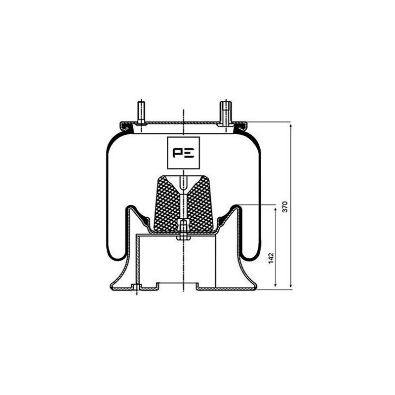 Ressort pneumatique, suspension pneumatique PE Automotive 084.181-71A