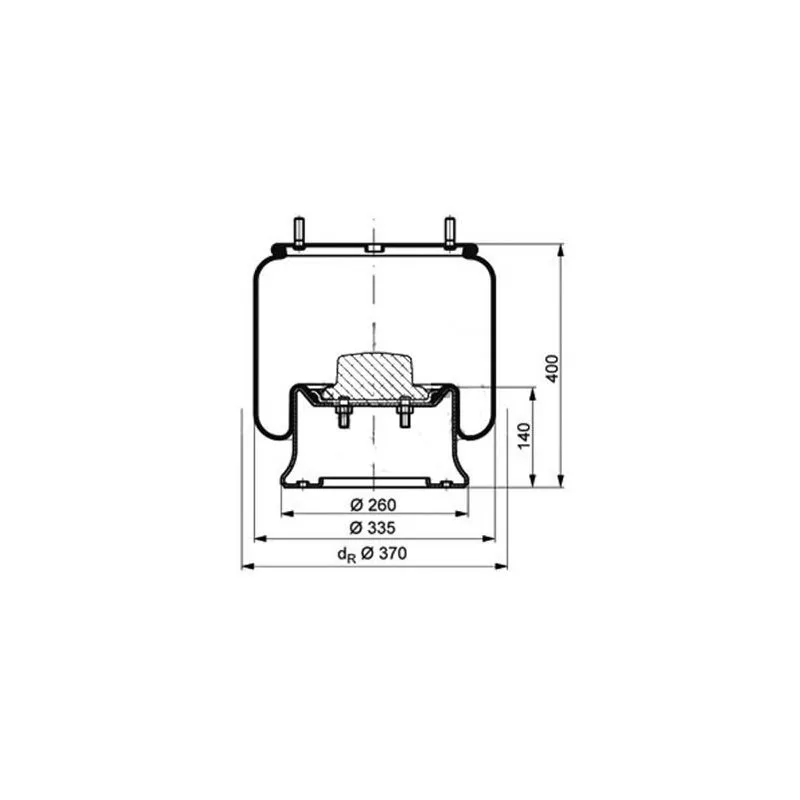 Ressort pneumatique, suspension pneumatique PE Automotive 084.220-71A