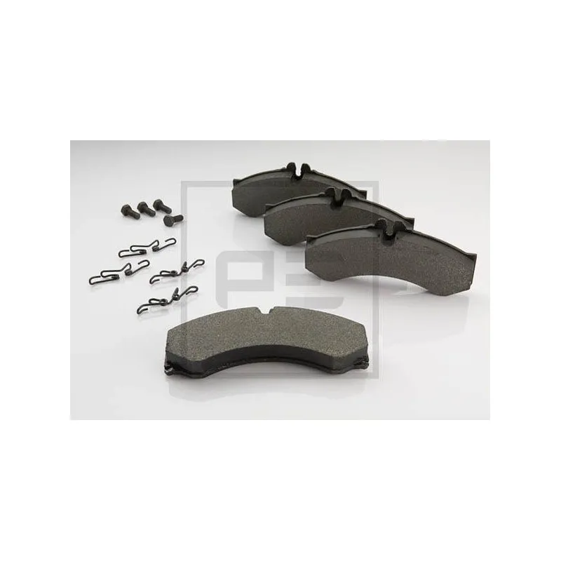 Jeu de 4 plaquettes de frein avant PE Automotive 086.314-00A