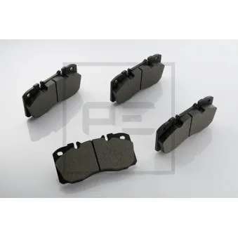 Jeu de 4 plaquettes de frein avant PE Automotive 086.315-50A