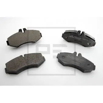 Jeu de 4 plaquettes de frein avant PE Automotive 086.322-00A