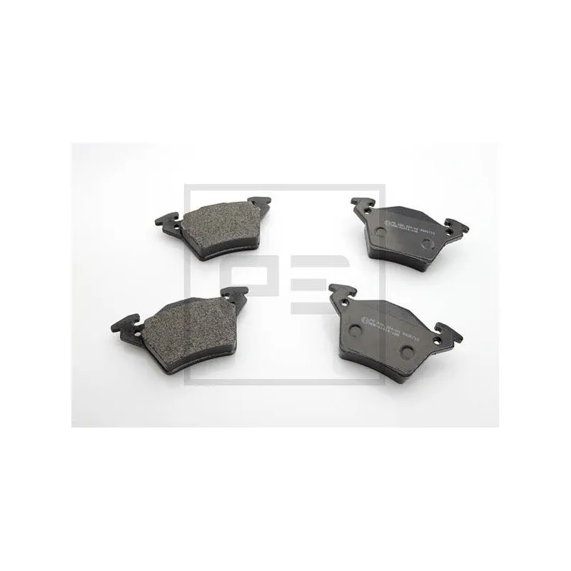 Jeu de 4 plaquettes de frein arrière PE Automotive 086.324-00A