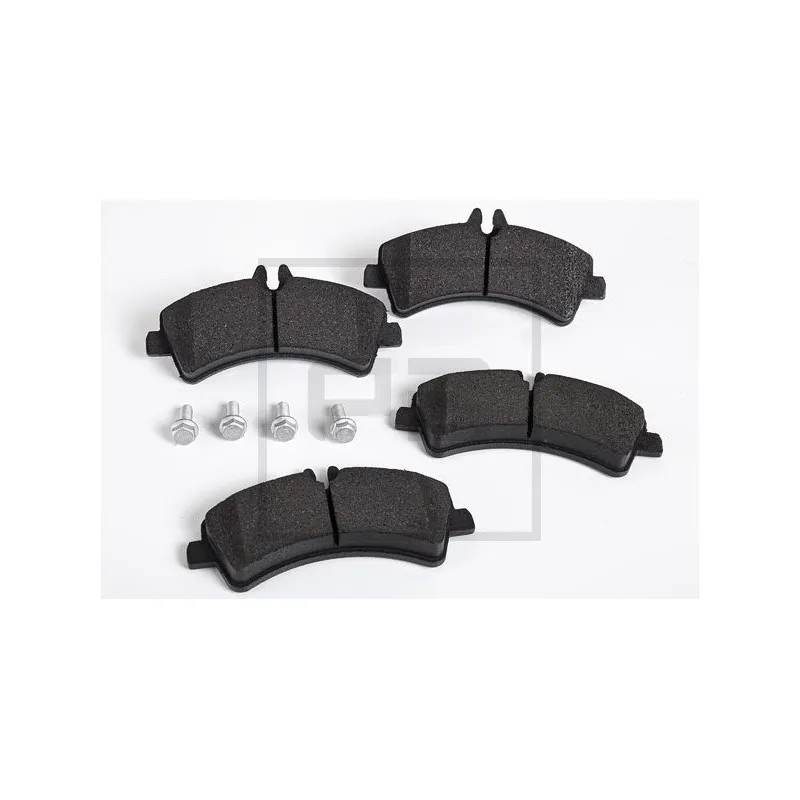Jeu de 4 plaquettes de frein arrière PE Automotive 086.349-00A