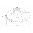 Jeu de 2 disques de frein avant VALEO 186304 - Visuel 1