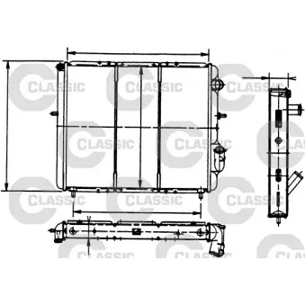 Radiateur, refroidissement du moteur VALEO 230183