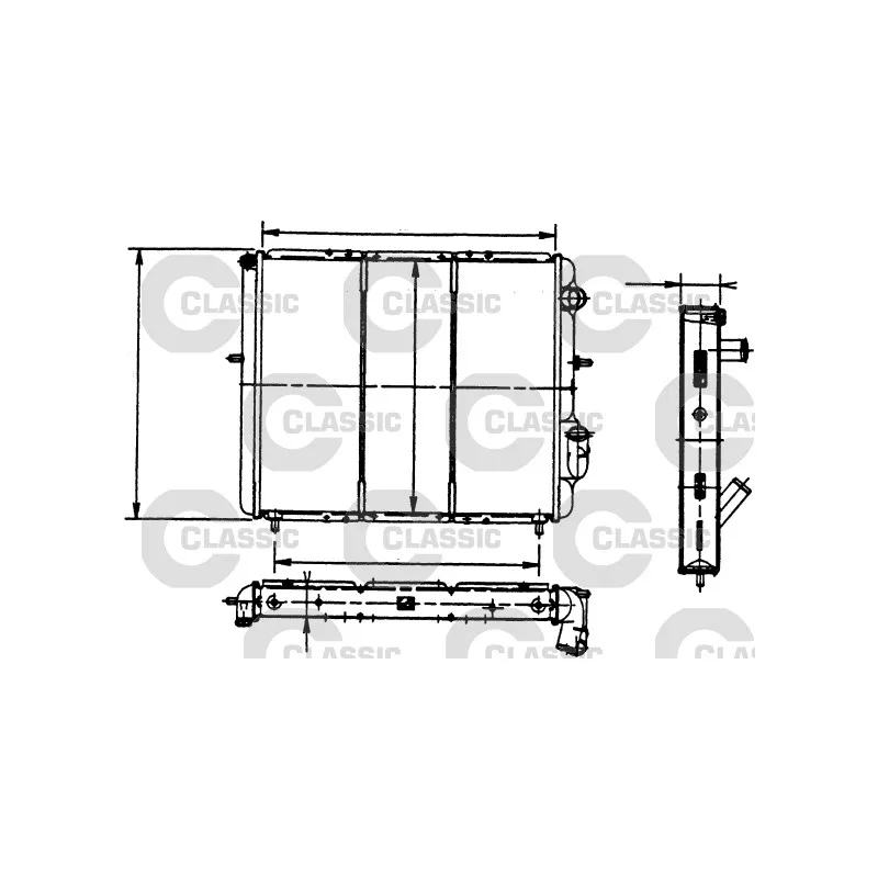 Radiateur, refroidissement du moteur VALEO 230183