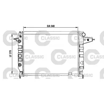 Radiateur, refroidissement du moteur VALEO 230395
