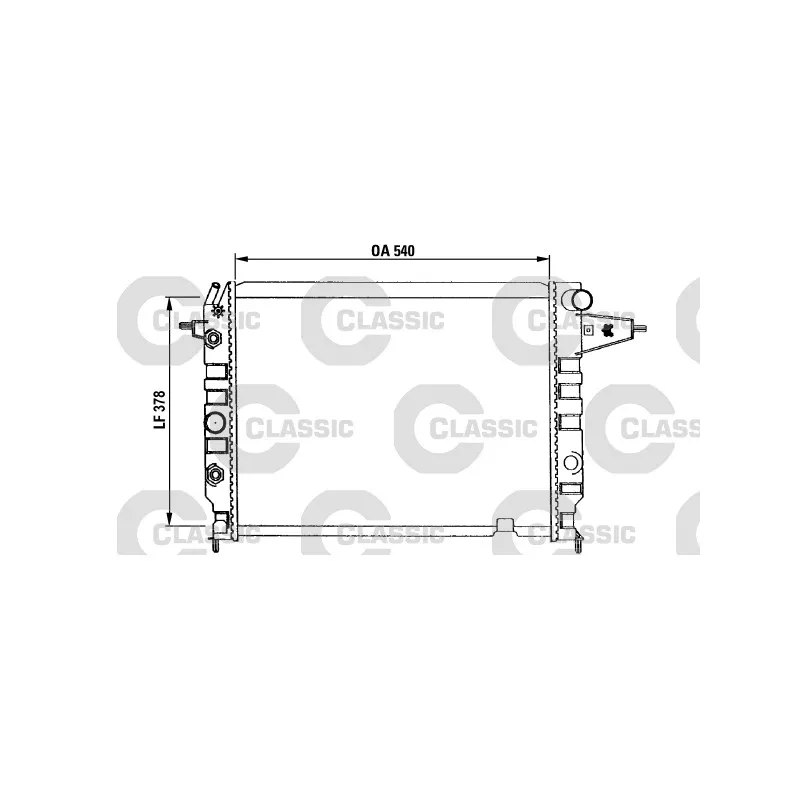 Radiateur, refroidissement du moteur VALEO 230395