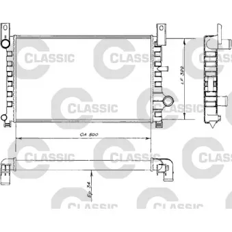 Radiateur, refroidissement du moteur VALEO 230484