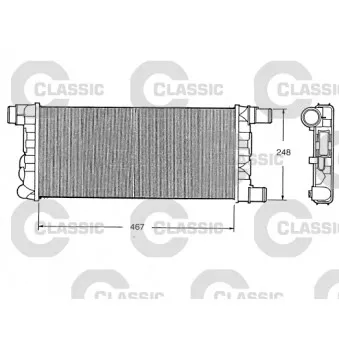 Radiateur, refroidissement du moteur VALEO 230520