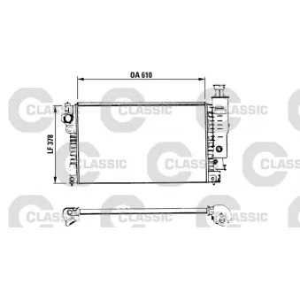 Radiateur, refroidissement du moteur VALEO 230575