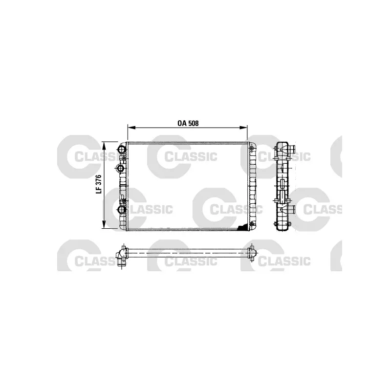 Radiateur, refroidissement du moteur VALEO 230954