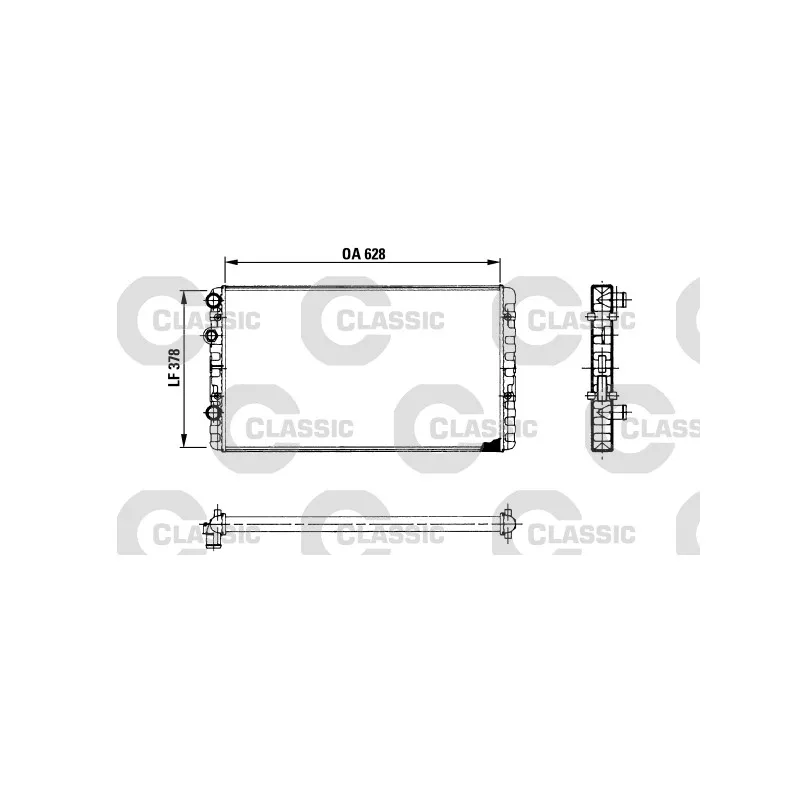 Radiateur, refroidissement du moteur VALEO 230955