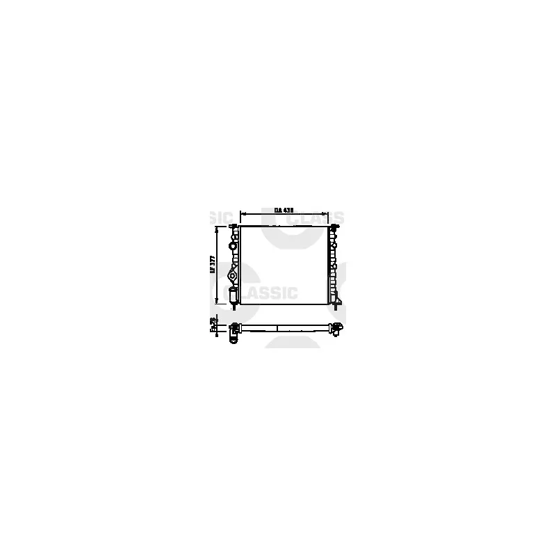 Radiateur, refroidissement du moteur VALEO 231378