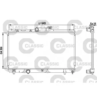 Radiateur, refroidissement du moteur VALEO 231441