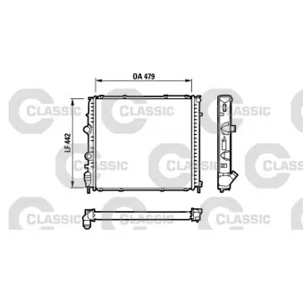 Radiateur, refroidissement du moteur VALEO 231910