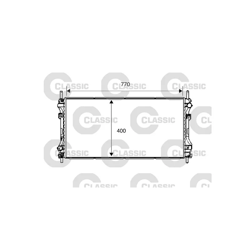 Radiateur, refroidissement du moteur VALEO 234292