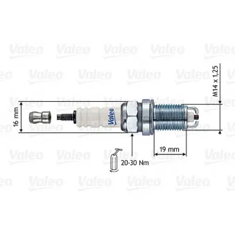 Bougie d'allumage VALEO 246852