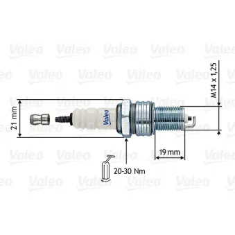 Bougie d'allumage VALEO 246854